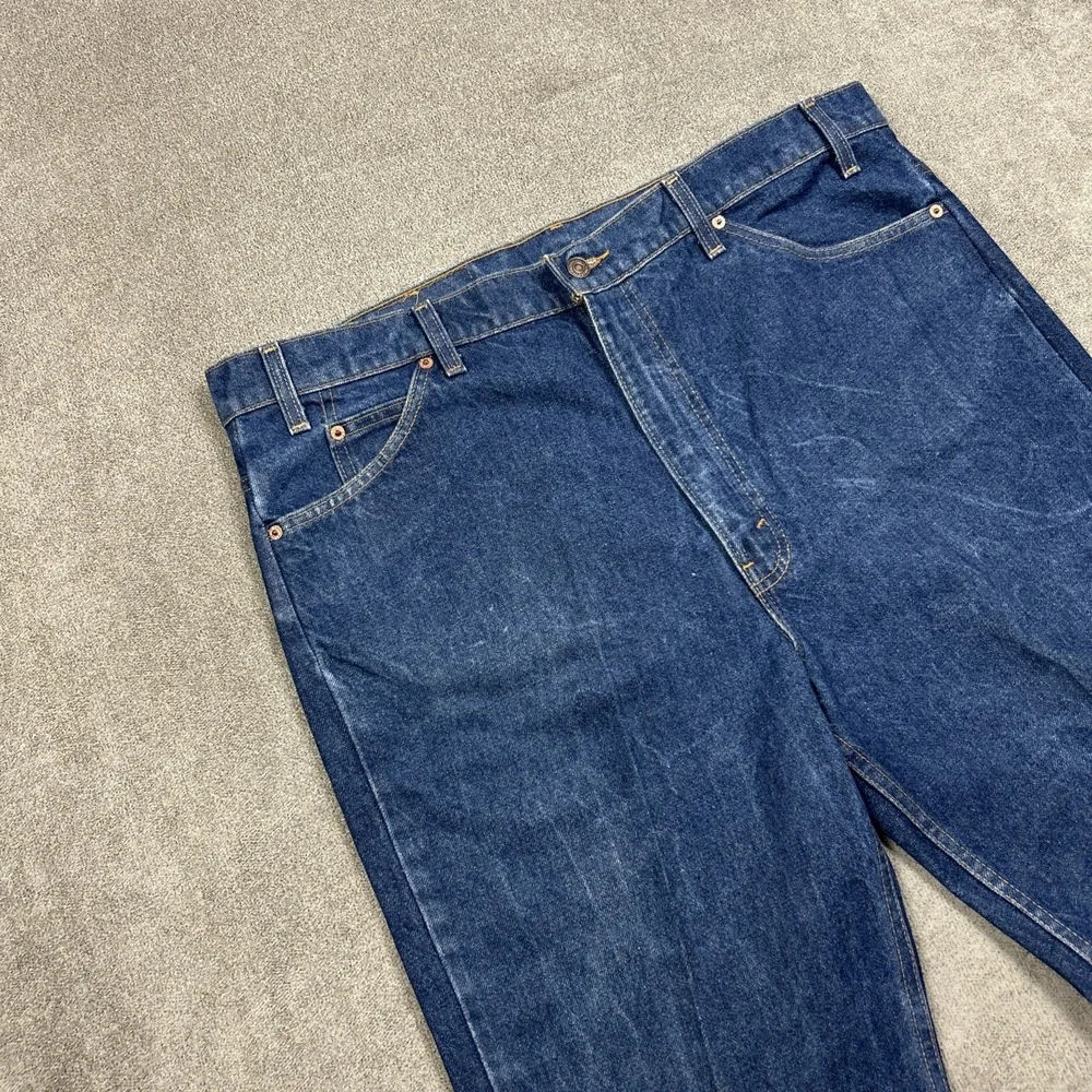 Vintage Levis Jeans Mens 41x33 Blue 517 90s Orange Tab Bootcut USA (Tag42x32)